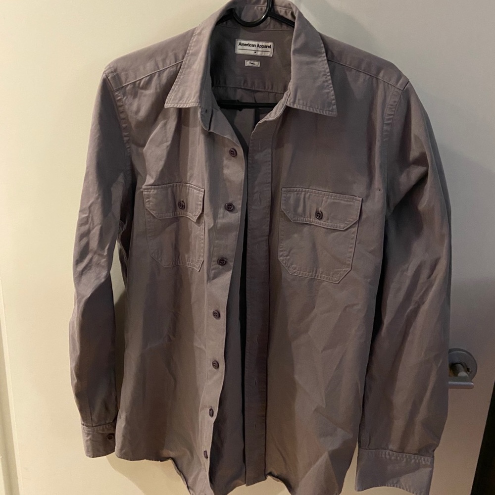 American Apparel work shirt.